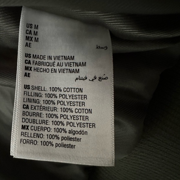 Mode of One Medium Utility Bomber Jacket Military Green Multiple Pockets Medium - Picture 7 of 7